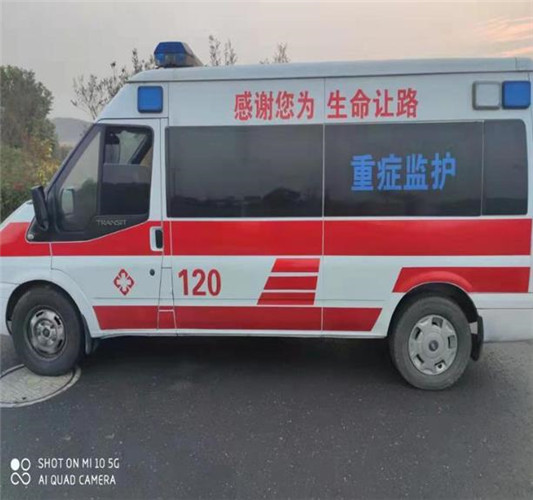 科尔沁左翼后救护车出租服务案例3